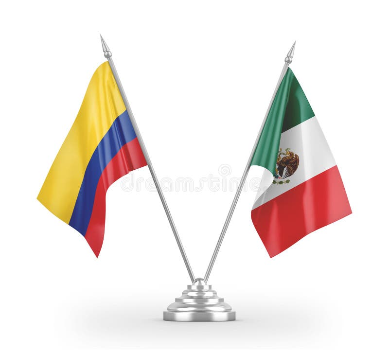 Colombia Table Flag