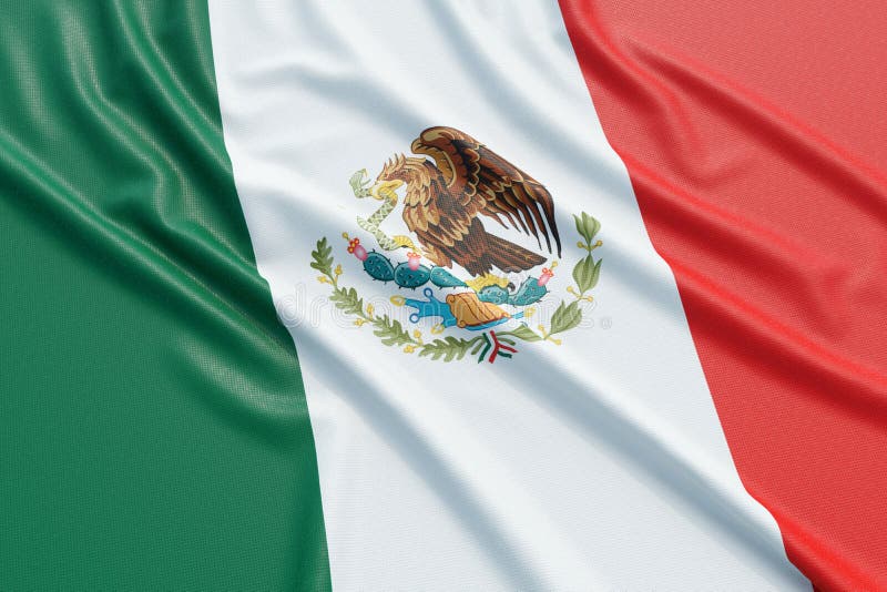 Mexico flag royalty free illustration Mexico flag royalty free illustration