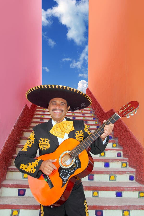 mexico för charrogitarrmariachi leka trappa arkivfoton mexico för charrogitarrmariachi leka trappa arkivfoton