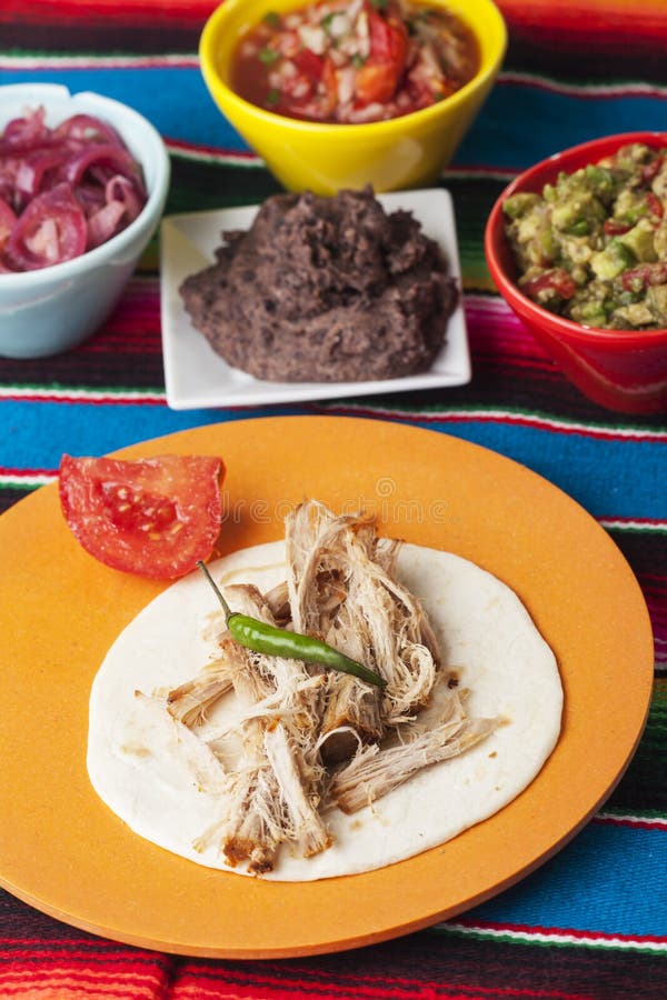 Mexikaner Cochinita-pibil lizenzfreie stockbilder Mexikaner Cochinita-pibil lizenzfreie stockbilder