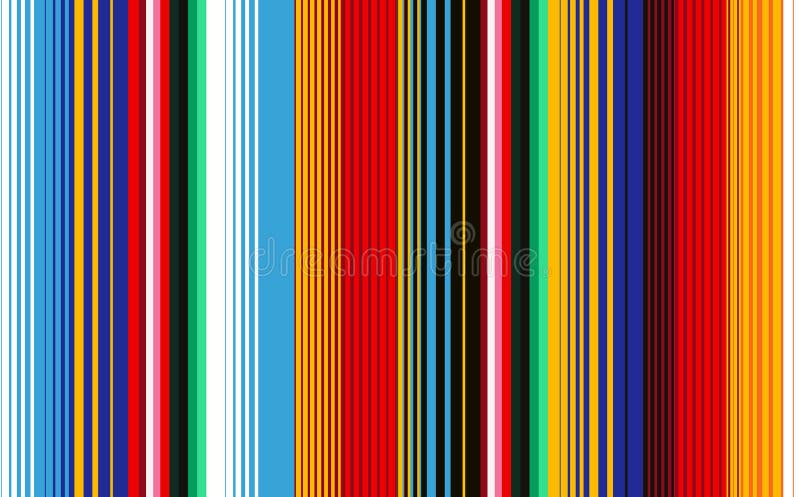 Mexikanische Decke streift nahtloses Vektor-Muster Mexikanische Decke streift nahtloses Vektor-Muster