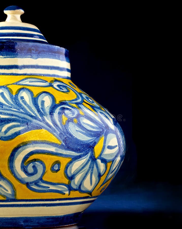 Traditional hand painted and crafted vase from Guanajuato, Mexico. Traditional hand painted and crafted vase from Guanajuato, Mexico.