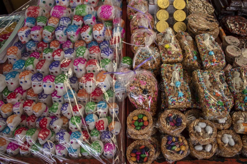 Mexikanischer Markt am Tag der Toten lizenzfreie stockfotos Mexikanischer Markt am Tag der Toten lizenzfreie stockfotos