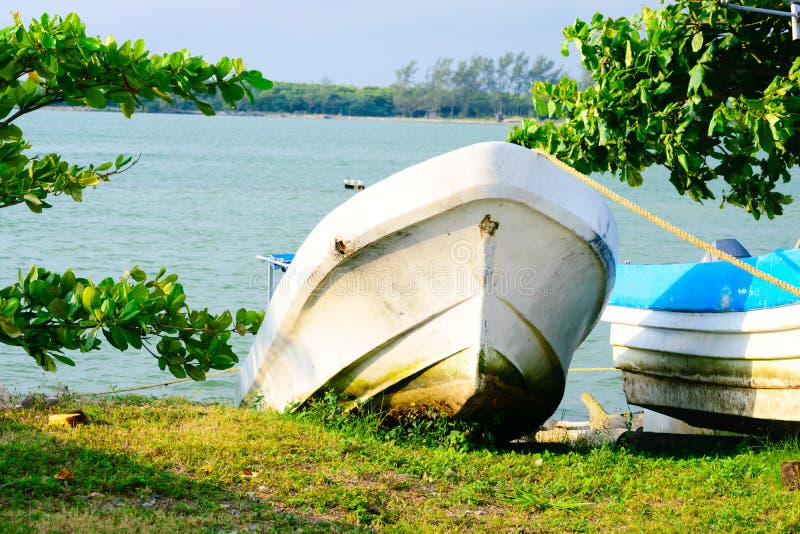 Mexikanisches Fischerboot lizenzfreies stockfoto Mexikanisches Fischerboot lizenzfreies stockfoto