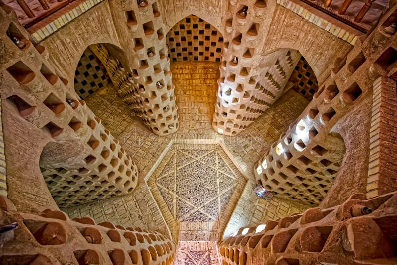 Pigeon tower interior