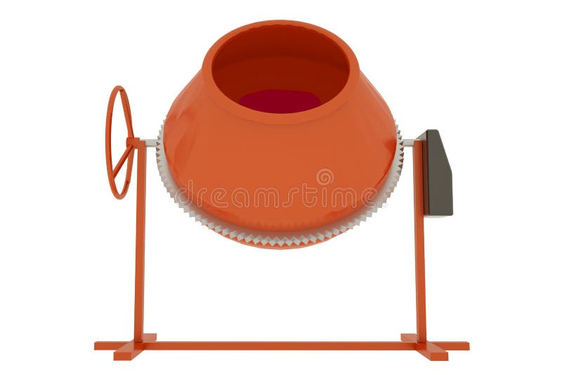 Mezclador concreto aislado en el fondo blanco ilustraci?n 3D libre illustration Mezclador concreto aislado en el fondo blanco ilustraci?n 3D libre illustration