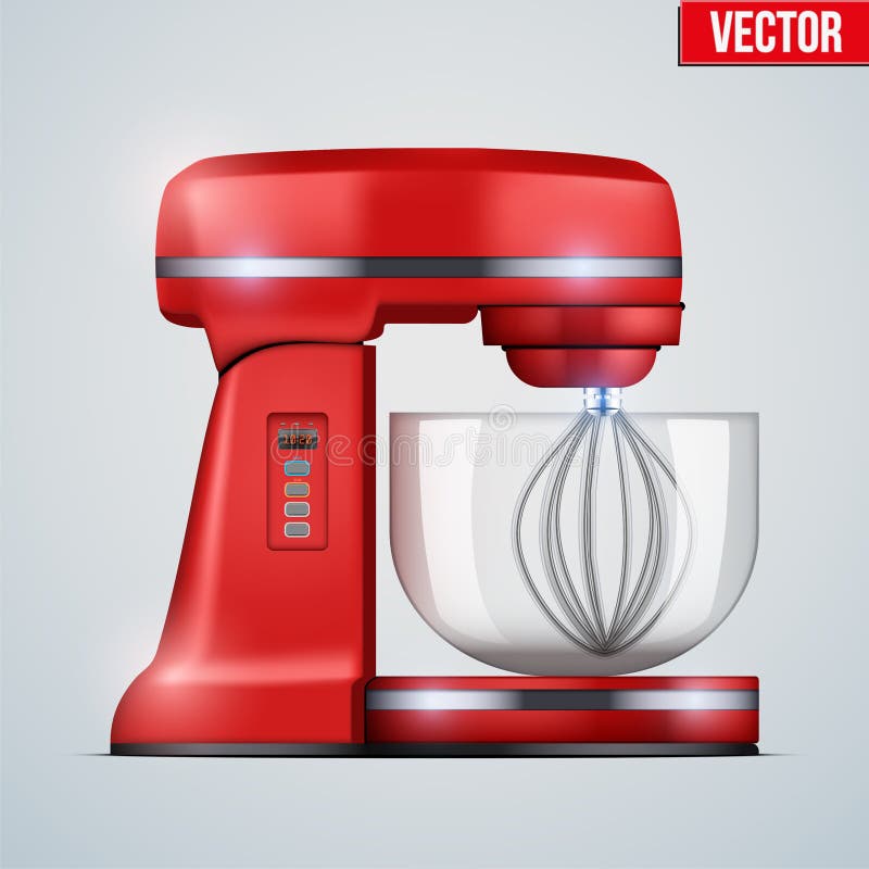 Mezclador rojo del soporte del vector stock de ilustración Mezclador rojo del soporte del vector stock de ilustración