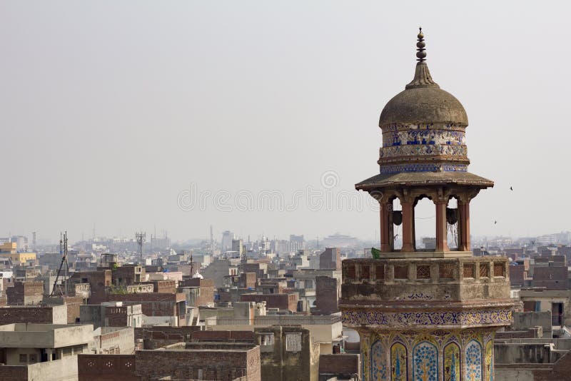 Mezquita de Wazir Khan imagen de archivo Mezquita de Wazir Khan imagen de archivo