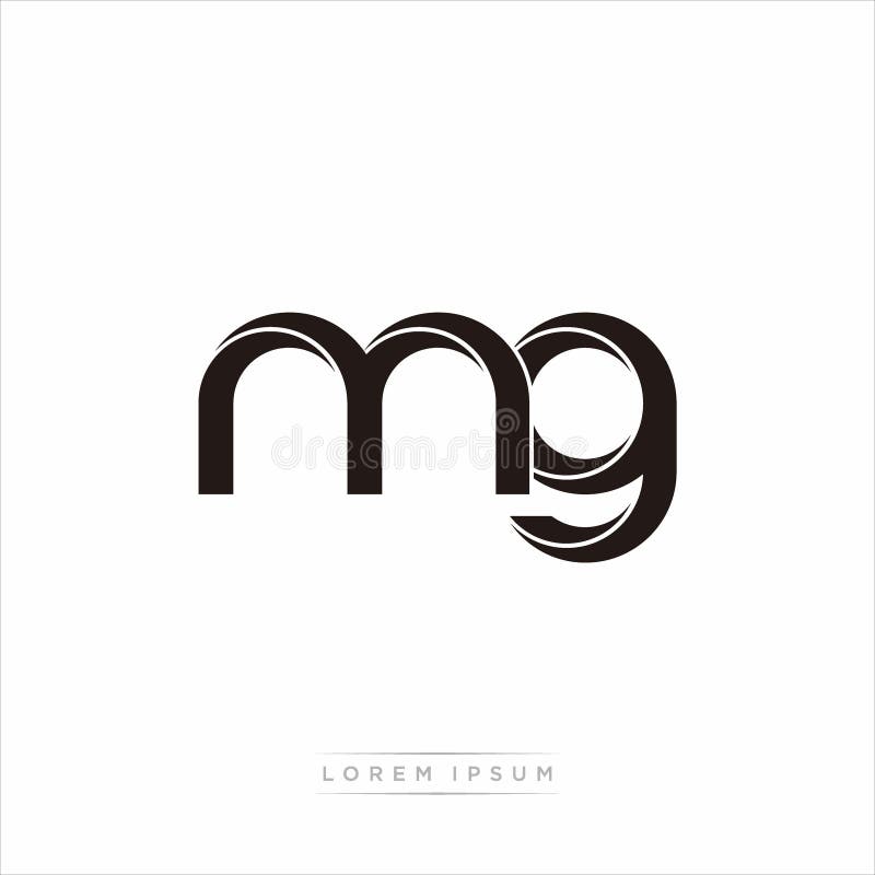 Gm logo monogram isolated with shield and crown Vector Image