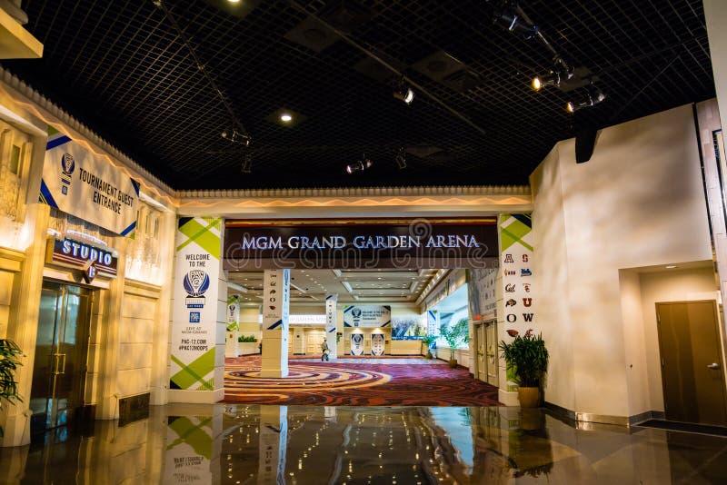 Mgm Grand Garden Arena Editorial Stock Image Image Of Basketball