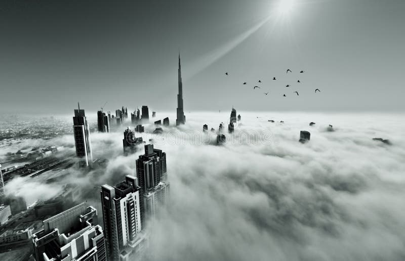 Mgła w Dubaj
