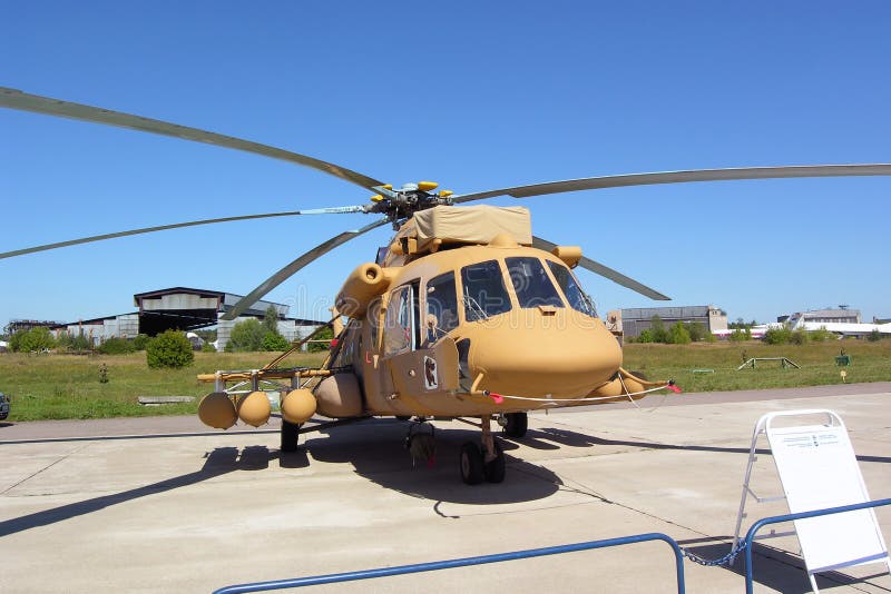 Helicopter Mi-171SH(Hospital Shooting) at the exhibition MAKS in Zhukovsky (Russia)