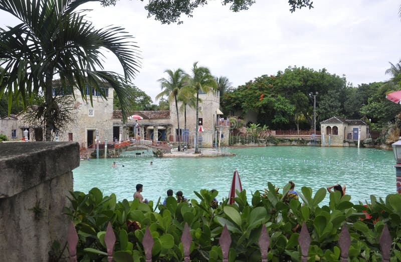 Venetian Pool from Coral Gables in Miami from Florida USA on August 9th 2016. Venetian Pool from Coral Gables in Miami from Florida USA on August 9th 2016