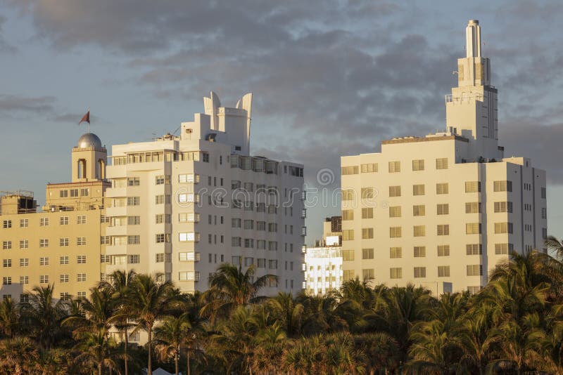 Miami Beach architecture stock photography