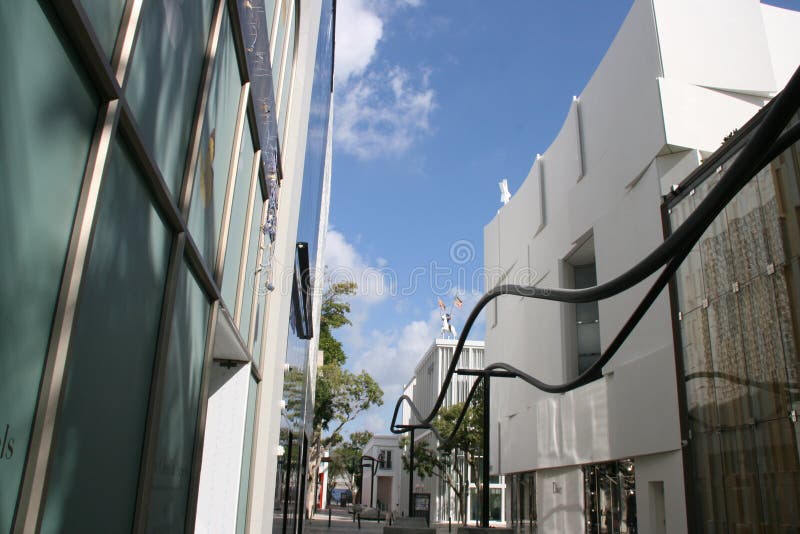 building area miami design district reflection Stock Photo - Alamy