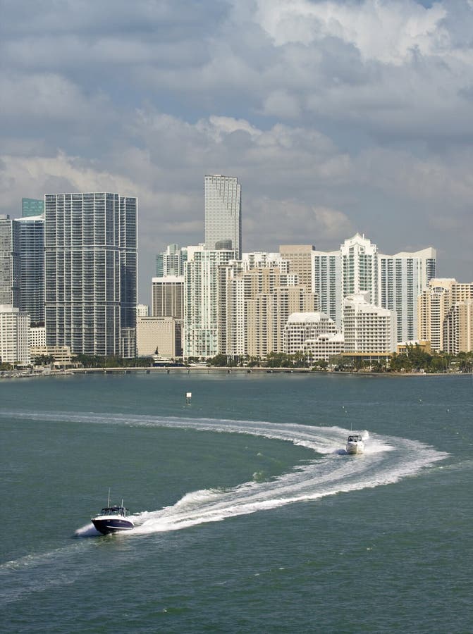 Miami Florida, downtown buildings