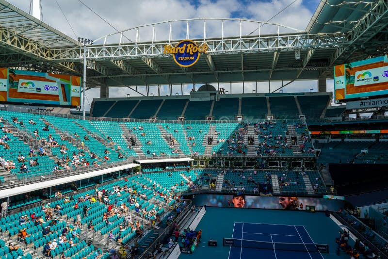 Hard Rock Stadium during 2022 Miami Open Masters Tennis Tournament in