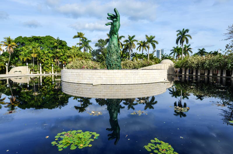 Miami Holocaust Memorial royalty free stock image