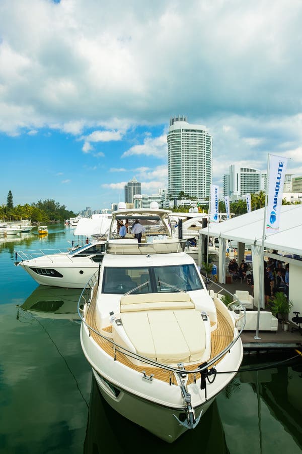 Miami International Boat Show Editorial Photo Image of boat, united