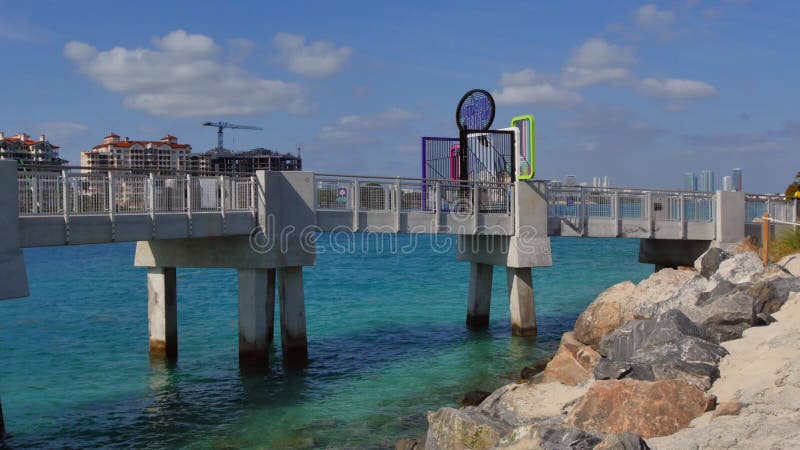 Miami plaży Pointe Południowy molo