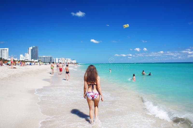 Summer time at the South Beach, Miami, Florida, United States of