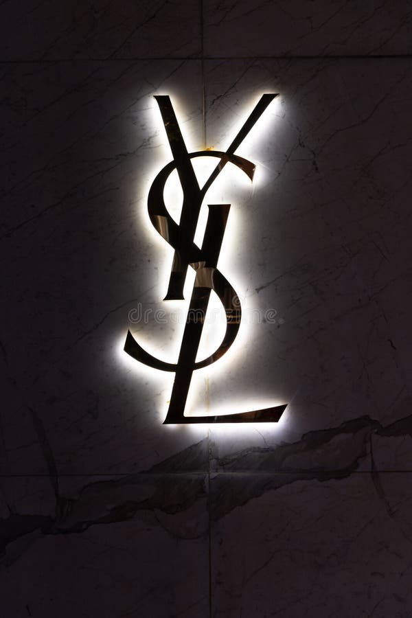 logo ysl brand