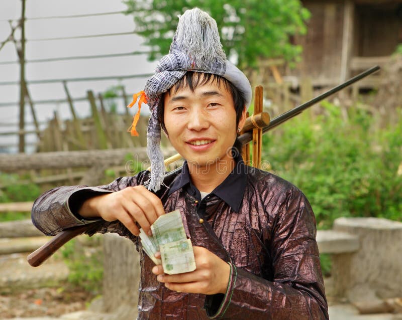 Miao étnico, chinês de Hmong. Província de Guizhou, China. foto de stock Miao étnico, chinês de Hmong. Província de Guizhou, China. foto de stock