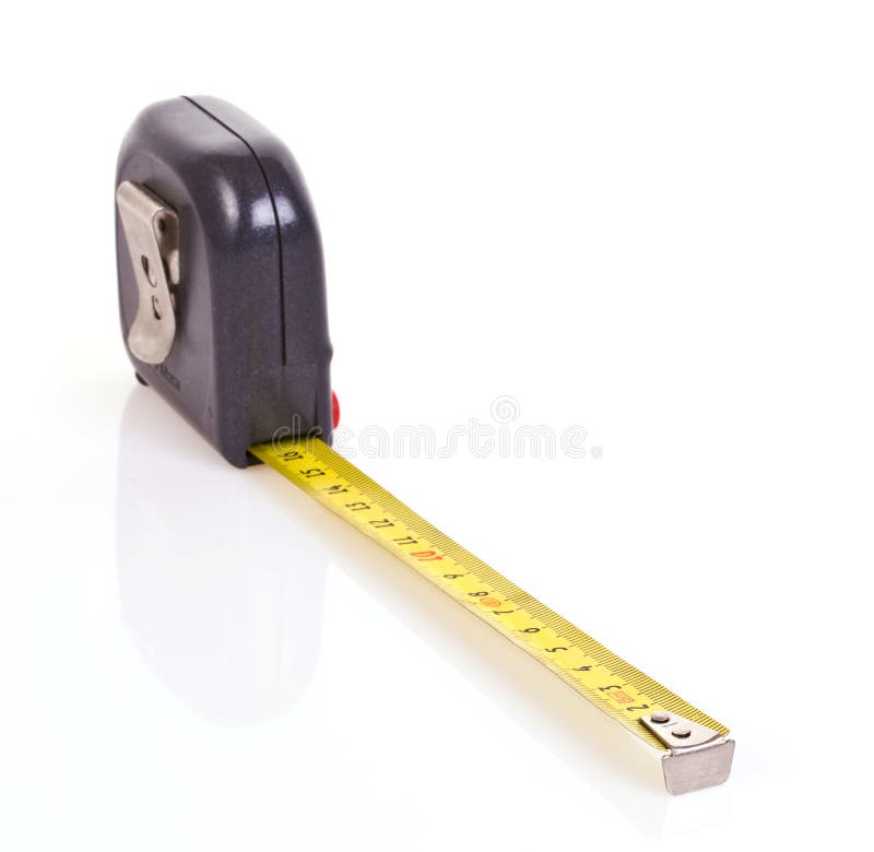 Tape measure isolated on white background. Tape measure isolated on white background