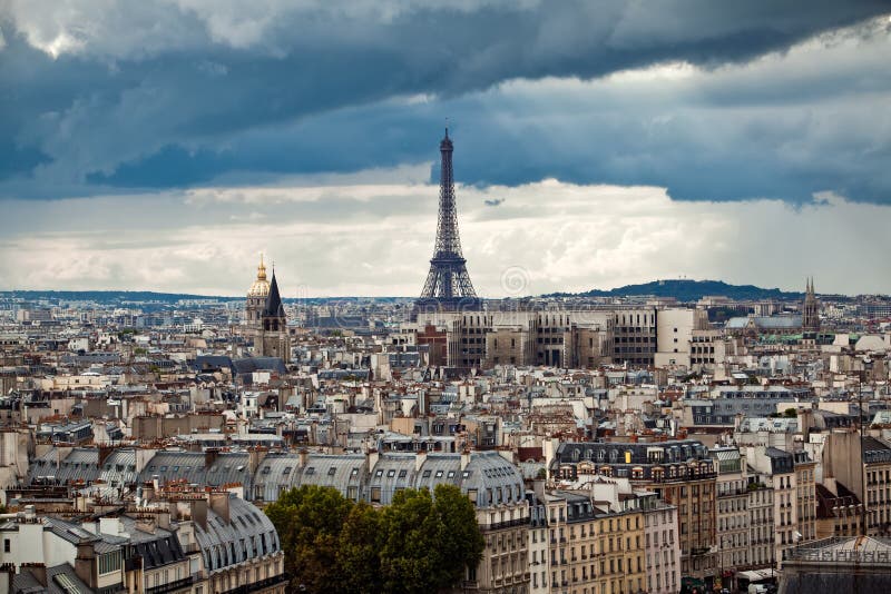 miasta Paris widok obrazy stock miasta Paris widok obrazy stock