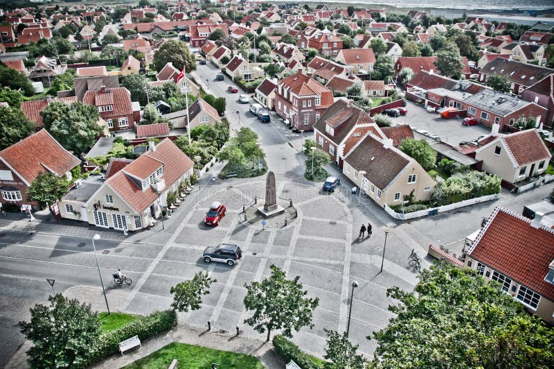 Miasto Skagen obraz stock