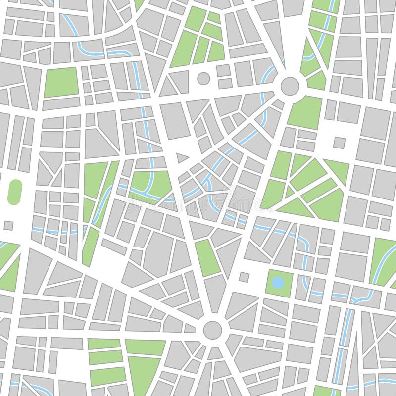 City map. Seamless background. In vector file: all elements easy for select and change on separated layers; all colors easy for change (swatches). City map. Seamless background. In vector file: all elements easy for select and change on separated layers; all colors easy for change (swatches)