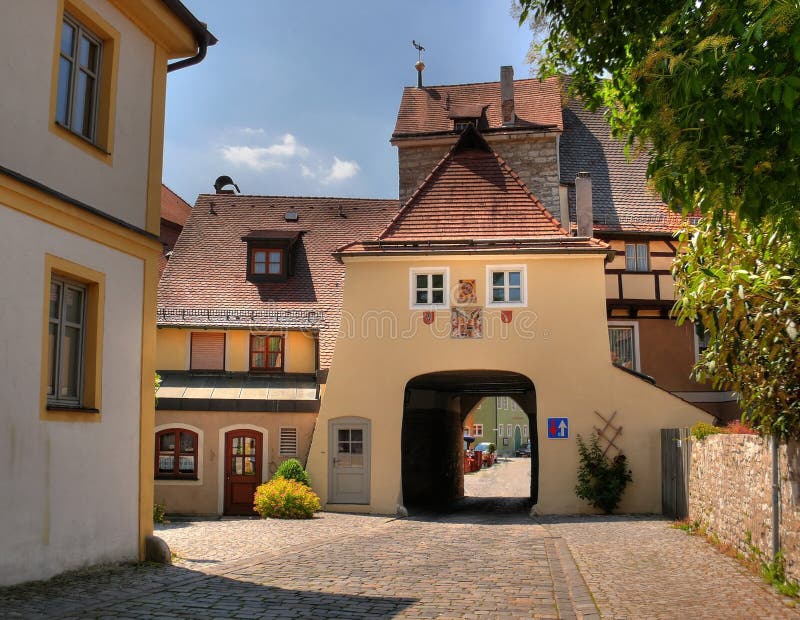 City gate in a historic bavarian village (Berching). City gate in a historic bavarian village (Berching)