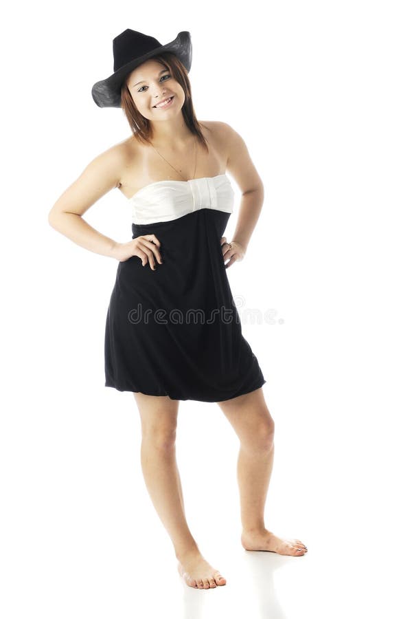 Miasto cwaniak lub kraju Cowgirl obraz stock