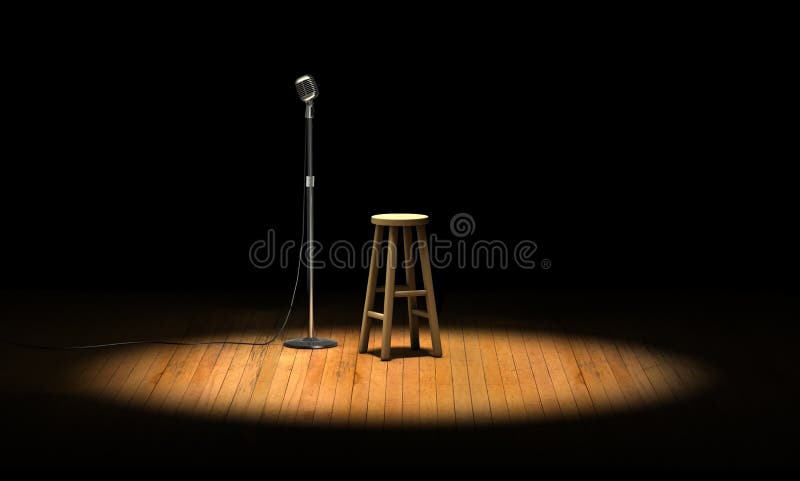 Mic otwarty obrazy stock