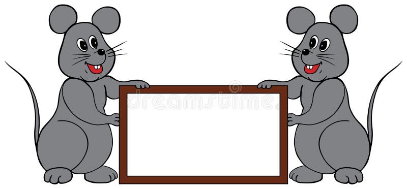 Mice frame stock vector. Illustration of whiskers, graphics - 1949744