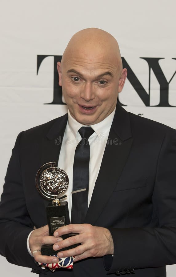 Michael Cerveris wygrywa Tony przy 69th nagrodami w 2015 zdjęcia stock Michael Cerveris wygrywa Tony przy 69th nagrodami w 2015 zdjęcia stock