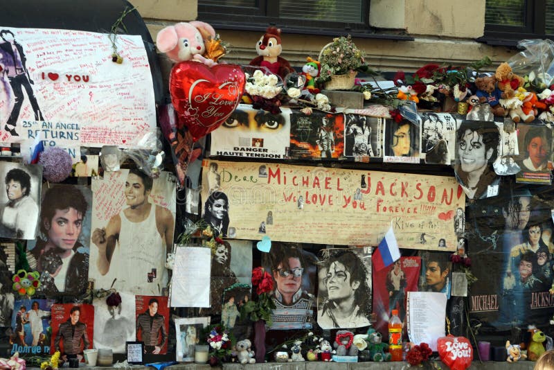 Michael Jackson fan wall in Saint Petersburg