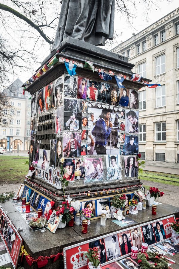 An unofficial Michael Jackson shrine in Munich Germany