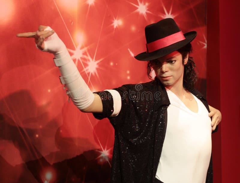 Michael Jackson wax statue at Madame Tussauds in London