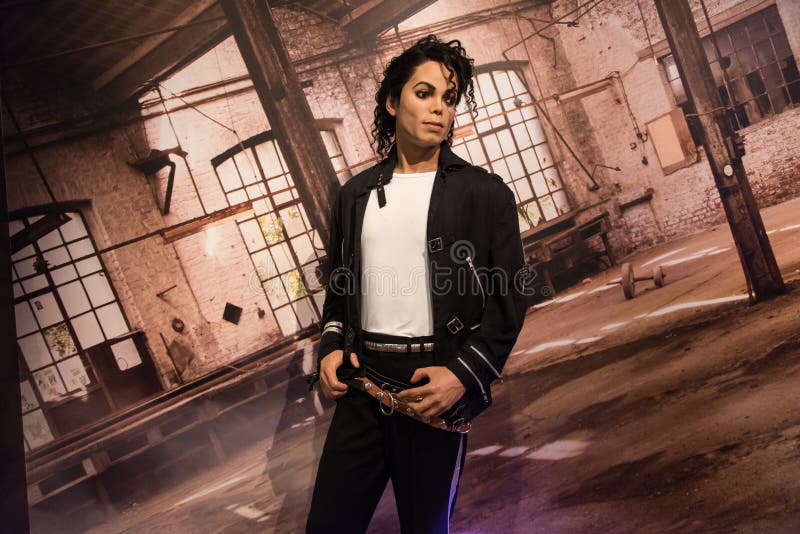 Michael Joseph Jackson was an American singer, songwriter, and dancer. Dubbed the King of Pop, he was one of the most popular entertainers in the world, and was the best selling music artist during the year of his death. Wax sculpture in museum of Madame Tussaud, Amsterdam, Netherlands. Michael Joseph Jackson was an American singer, songwriter, and dancer. Dubbed the King of Pop, he was one of the most popular entertainers in the world, and was the best selling music artist during the year of his death. Wax sculpture in museum of Madame Tussaud, Amsterdam, Netherlands.