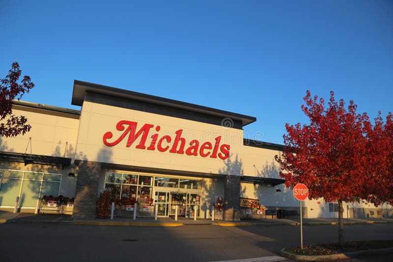 Michaels Art and Craft Store Toronto Canada Editorial Photography