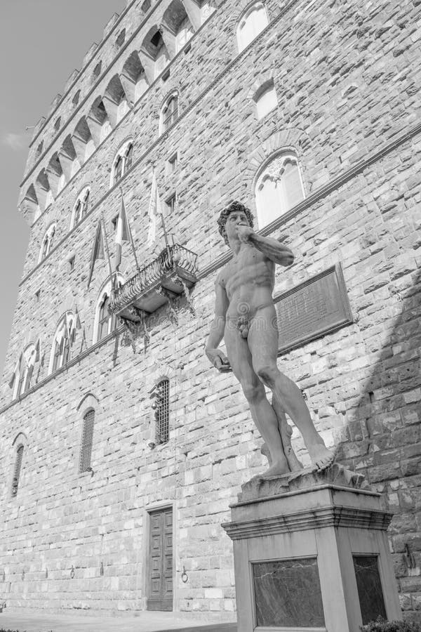Michelangelo David w piazza della Signoria zdjęcie royalty free Michelangelo David w piazza della Signoria zdjęcie royalty free