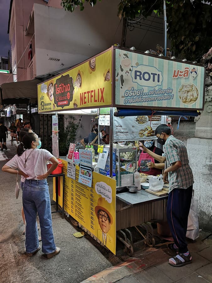 Michelin eatery in Chiang Mai Thailand, Rotee Pa Day sells excellent crispy roti . Michelin eatery in Chiang Mai Thailand, Rotee Pa Day sells excellent crispy roti .