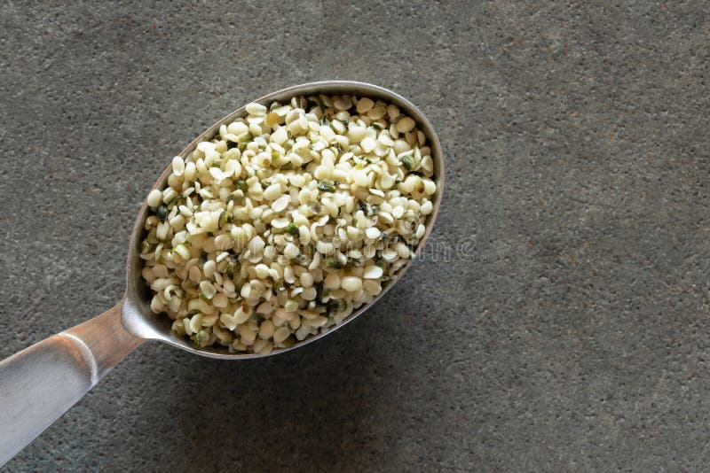 Hemp Seed Hearts in a Teaspoon