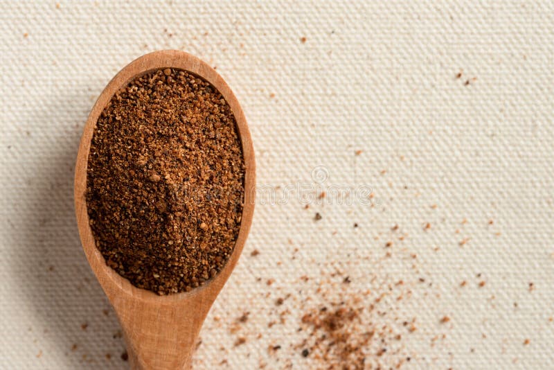 Ground Nutmeg In A Leaf Shape Stock Photo Image of leaf, seasoning