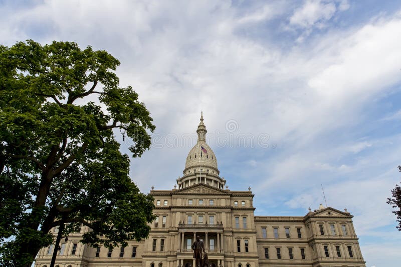 Michigan State Capitol royalty free stock image Michigan State Capitol royalty free stock image