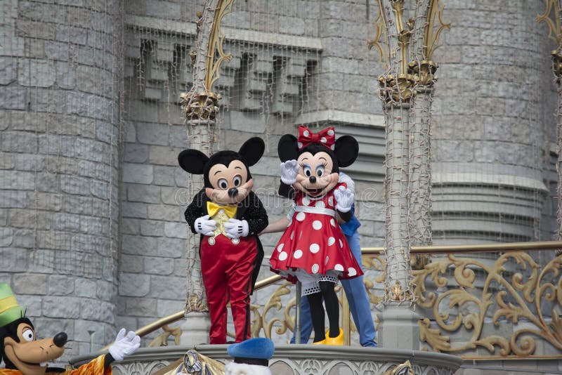 Mickey Mouse and Mini Mouse - Close-up - give an very entertaining performance on stage at Disney World in Orlando Florida. Photo taken on: October 24th, 2015. Mickey Mouse and Mini Mouse - Close-up - give an very entertaining performance on stage at Disney World in Orlando Florida. Photo taken on: October 24th, 2015