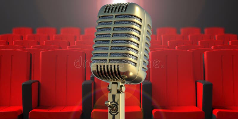 micr%C3%B3fono-retro-en-asientos-de-teatro-rojo-fondo-ilustraci%C3%B3n-d-contra-fila-concierto-%C3%B