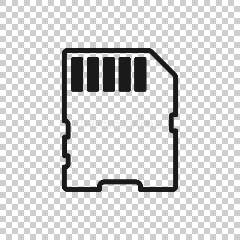 Micro SD card icon in comic style. Memory chip vector cartoon illustration on white isolated background. Storage adapter business concept splash effec Stock Vector Image & Art - Alamy
