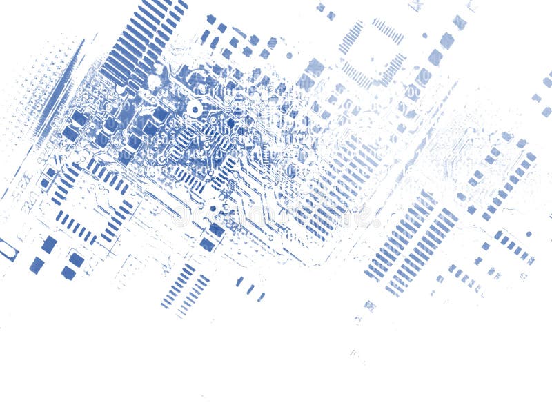 Microchip background royalty free illustration